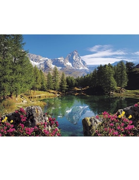 Rompecabezas Ravensburger Paisaje Nevado 1500 Piezas