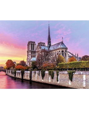 Rompecabezas Notre Dame al Atardecer 1500 Piezas Ravensburger
