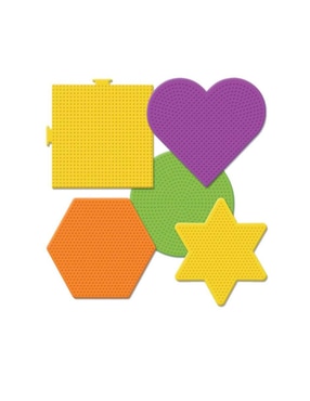 Paquete con 5 Bases Grandes Para Cuentas de Plástico Perler