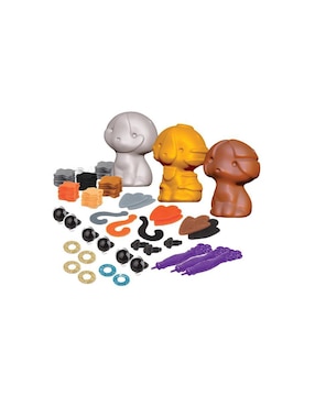 Set de Muñecos en 3D para Decorar Plush Craft Kitten Club Minis Orb Toys