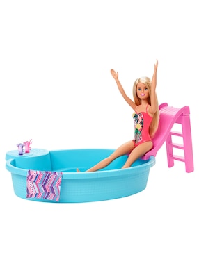 Muñeca fashion Barbie Piscina Glam