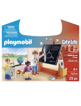 Set De Construcción Playmobil Maletín Grande Colegio Con 29 Piezas