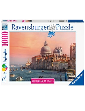 Rompecabezas Italia Mediterránea Ravensburger 1000 Piezas