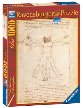 Rompecabezas Leonardo Da Vinci: Mona Lisa Ravensburger 1000 Piezas