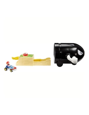 Lanzador Bullet Bill Hot Wheels Mario Kart