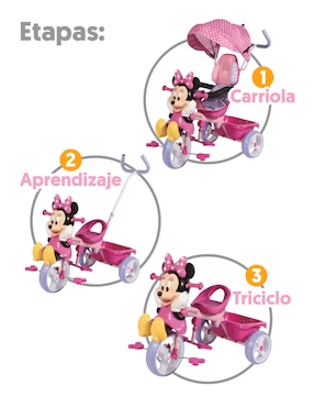 Triciclo Minnie para niña