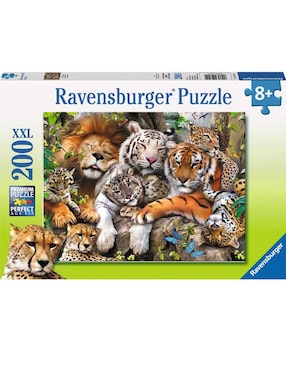 Rompecabezas Ravensburger Grandes Felinos 200 Piezas