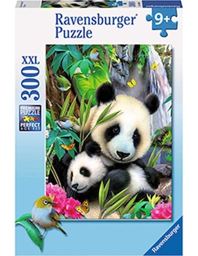 Rompecabezas Ravensburger Pareja De Pandas 300 Piezas