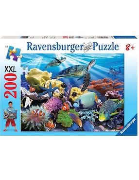 Rompecabezas Ravensburger Tortugas En El Mar 200 Piezas