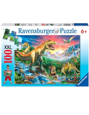 Rompecabezas Ravensburger La Era De Los Dinosaurios 100 Piezas