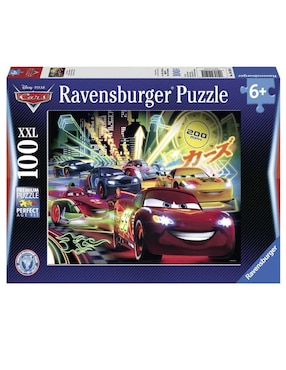 Rompecabezas Ravensburger Cars Neón 100 Piezas