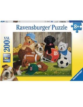 Rompecabezas Ravensburger Perritos Con Pelotas 200 Piezas