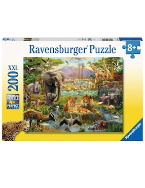 Rompecabezas Ravensburger Animales De La Selva 200 Piezas