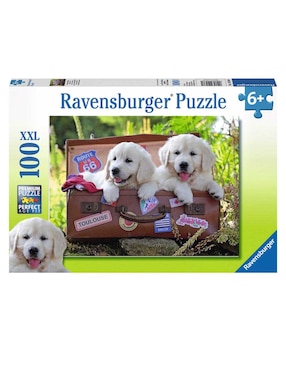 Rompecabezas Ravensburger Perritos Viajeros 100 piezas