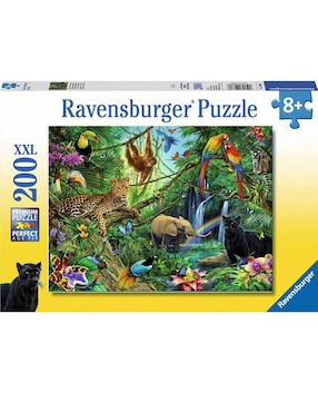 Rompecabezas Ravensburger Animales De La Selva 200 Piezas