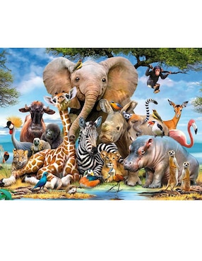 Rompecabezas Amigos de África 300 piezas Ravensburger