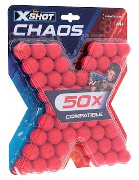 Municiones Chaos Zuru X-Shot roja