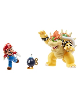 Juguete articulada Nintendo Super Mario Bros collectors Jakks Pacific con movimiento, luz y sonido