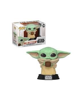 Figura Funko Pop! Star Wars The Mandalorian The Child Con Taza Baby Yoda