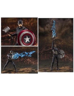 Figura de colección Marvel Captain America deluxe Bandai
