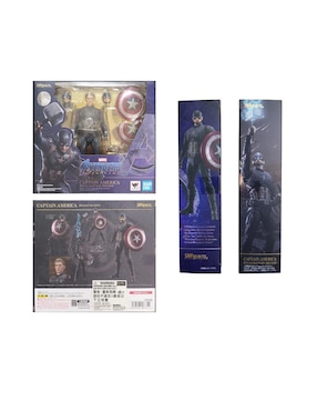 Figura de colección Marvel Captain America deluxe Bandai