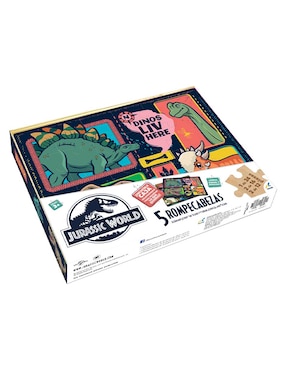 Rompecabezas Dinosaurios prehistóricos Novelty 80 piezas