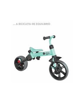 Triciclo Yvolution Y-Velo Refresh 2.0 Flippa verde negro