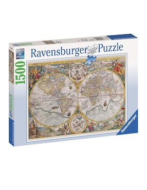 Rompecabezas Ravensburger Mapa Histórico 1500 Piezas