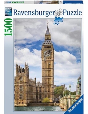 Rompecabezas Ravensbuger Reloj Big Ben, Londres 1500 Piezas