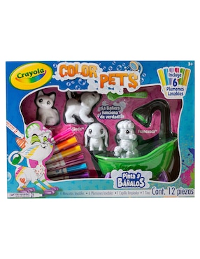 Set Color Pets Bañera Crayola