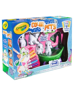 Set Color Pets Bañera Crayola juego arte y manuallidades unisex