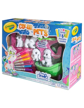 Set Color Pets Bañera Crayola juego arte y manuallidades unisex