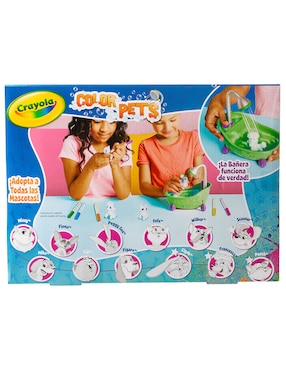 Set Color Pets Bañera Crayola juego arte y manuallidades unisex