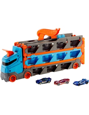 Set Remolque Pista De Carreras Hot Wheels