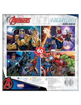 Rompecabezas Superhéroes Novelty 60 piezas