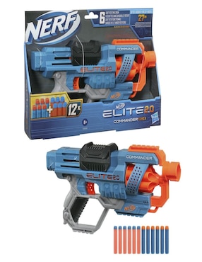 Lanzador de dardos Nerf Elite 2.0 commander rd-6