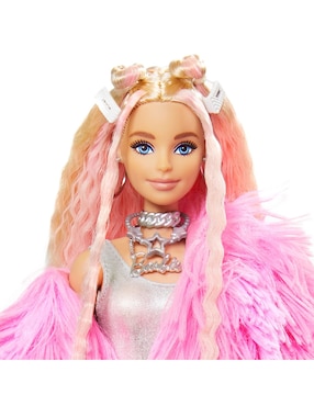 Muñeca fashion Barbie Xtra rosa