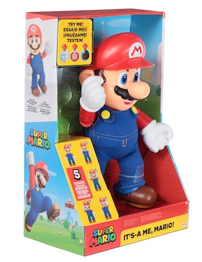 Figura de acción articulada Nintendo Super Mario Jakks Pacific con sonido