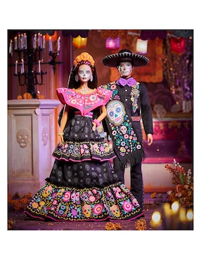 Muñeca fashion Barbie Día de Muertos