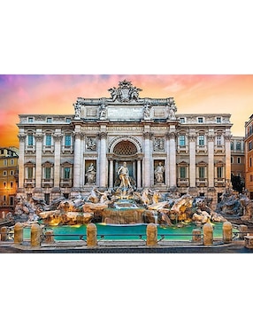 Rompecabezas Fontana Di Trevi, Roma Trefl