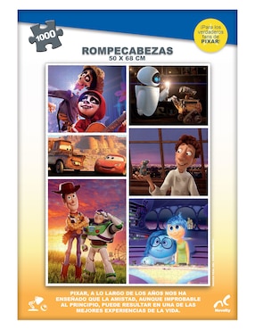 Rompecabezas Amistades improbables Pixar Novelty