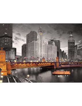 Rompecabezas Eurographics 1000 piezas Calle Michigan Chicago