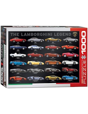 Rompecabezas Eurographics 1000 piezas Las Leyendas De Lamborghini