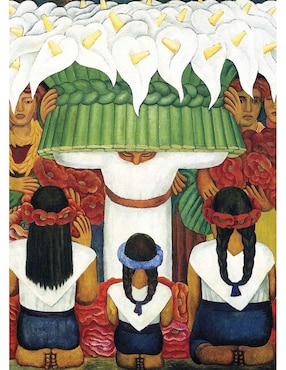 Rompecabezas Eurographics 1000 piezas Diego Rivera: Festival De Flores Santa Anita