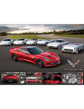 Rompecabezas 1000 piezas 2014 Corvette Stingray It Runs In The Family Eurographics