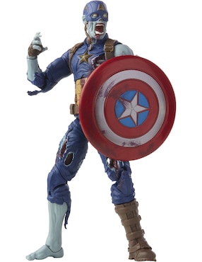 Figura De Acción Capitán América Zombie Hasbro