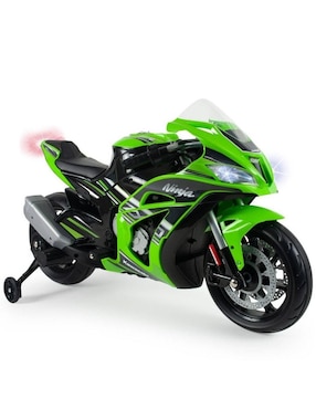 Moto montable Injusa Kawasaki de baterias sin control remoto