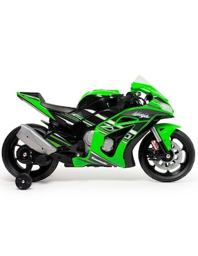 Moto montable Injusa Kawasaki de baterias sin control remoto