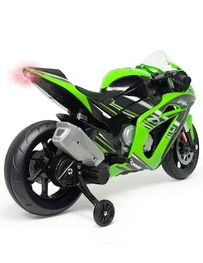 Moto montable Injusa Kawasaki de baterias sin control remoto