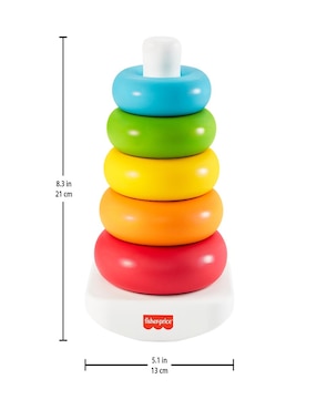 Pila De Aritos Eco Fisher Price juego didáctico infantil unisex